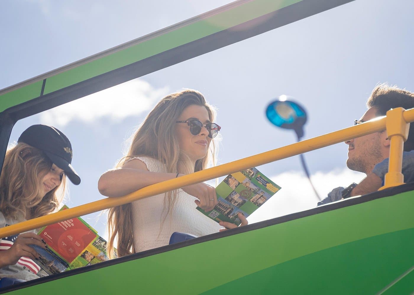 Tourist bus tour of Seville