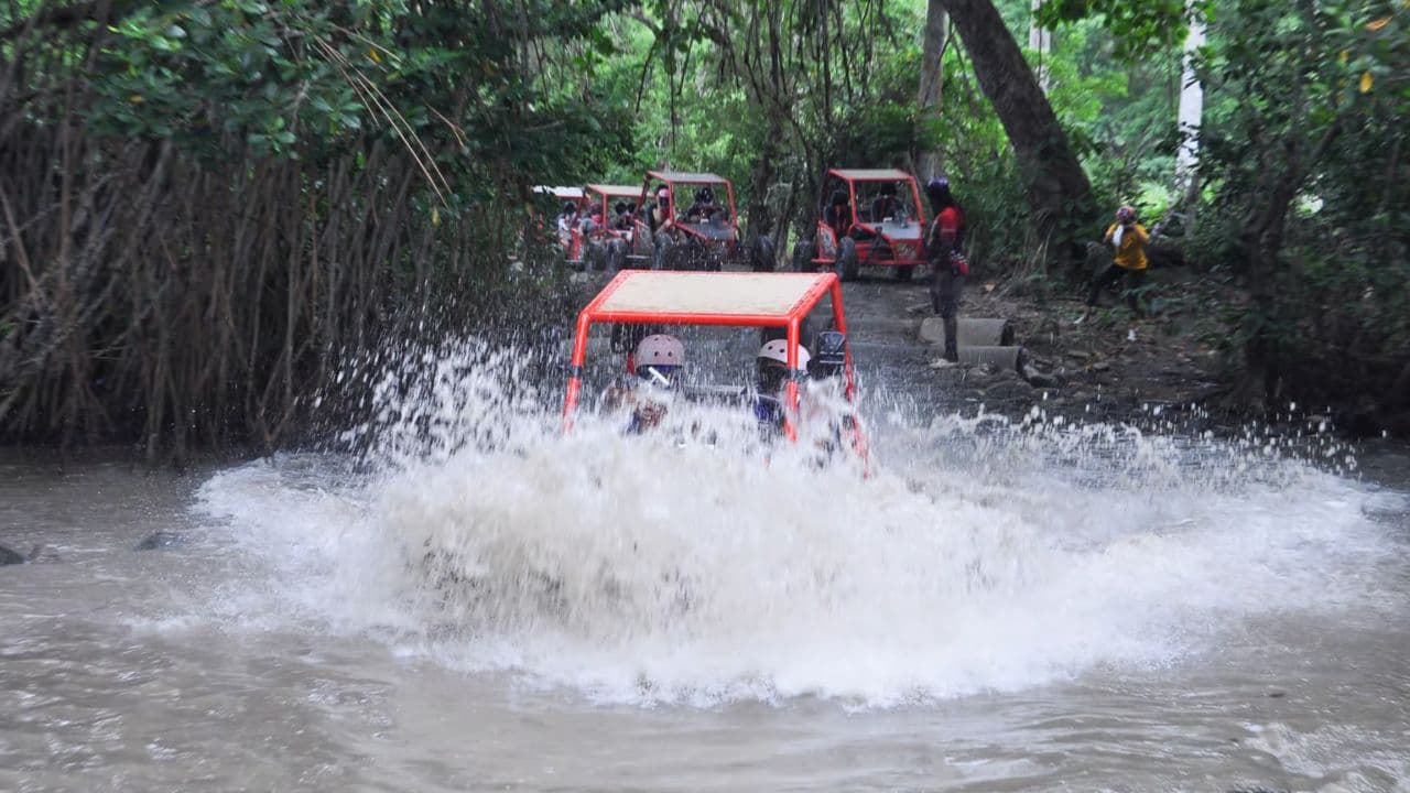 Puerto Plata: Buggy, Zip Line, Waterfalls, and Lunch Combo
