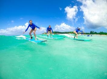 Punta Cana: Macao Beach Group Surfing Lesson w/ Pickup