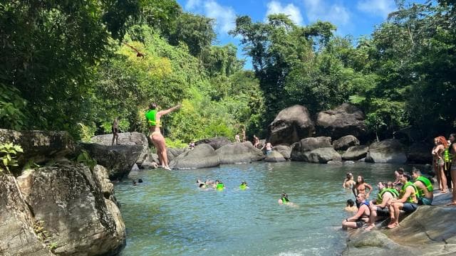 El Yunque Rainforest Waterslides and Beach Tour & Transport