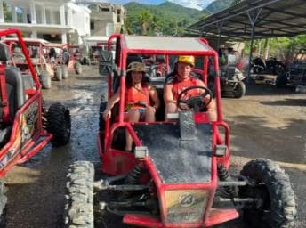 Private: Off-Road Buggy Ride for 2-Person Snacks & Drinks