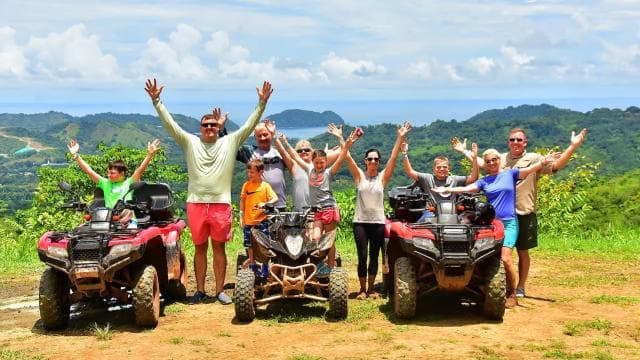 Jaco Beach & Los Suenos: Double ATV & Waterfalls Stop