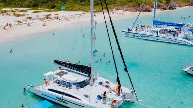 From Fajardo: Icacos Island Full-Day Catamaran Trip