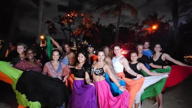 San Juan: Puerto Rican Folklore Bomba Class with Live Music