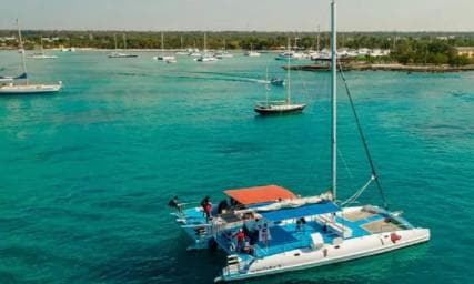 Bayahibe: Saona Island Catamaran Tour with Lunch & Drinks