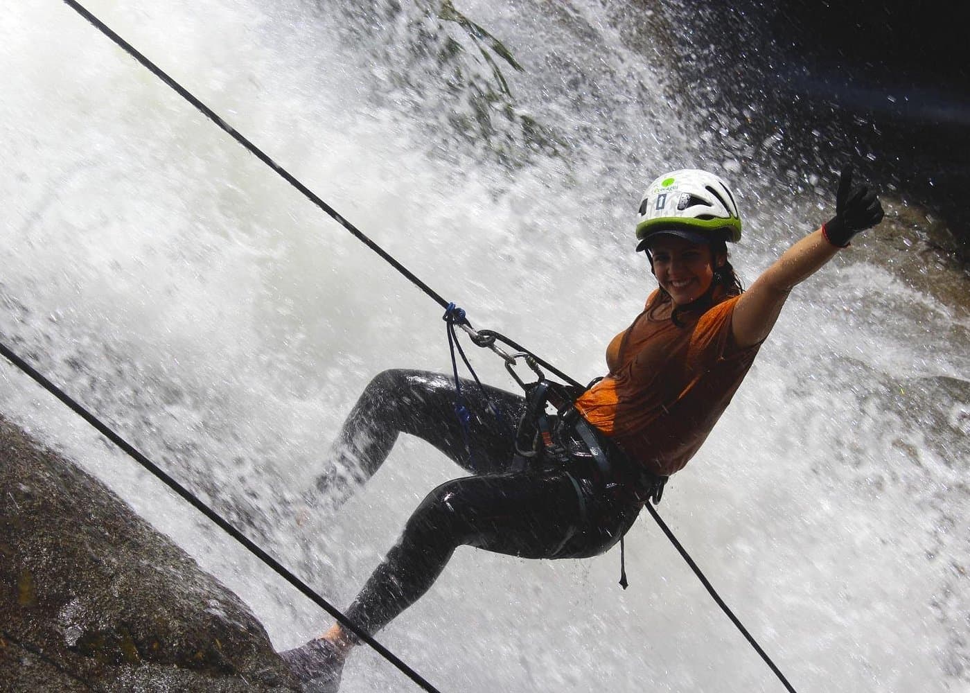 La Cuba WATERFALL RAPPELLING and La Planta GIANT NATURAL POOL from MEDELLIN