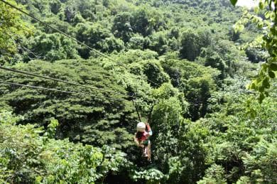 Puerto Plata/Amber Cove: Zipline and Waterfalls with Lunch