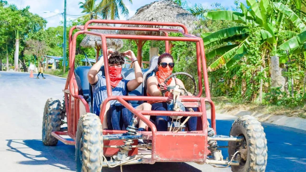 Dune Buggy Punta Cana Beach Macao with Cenote