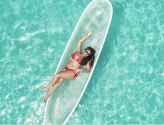 Punta Cana: Single Clear Kayak Photoshoot - Photo 4 (Gallery view)