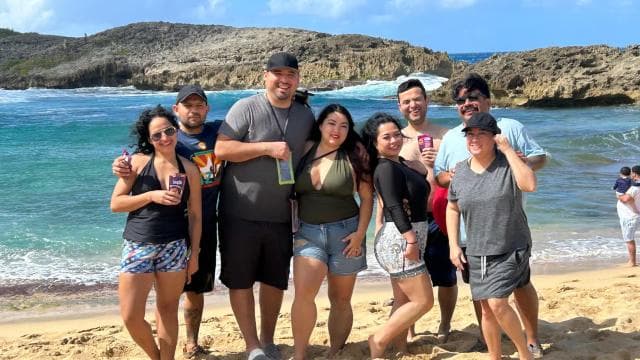Charco Azul, Caves, Waterfalls, Beach, Free Adult Drinks