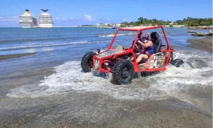 Puerto Plata: Buggy Tour with Cigar Factory & Beach Stop