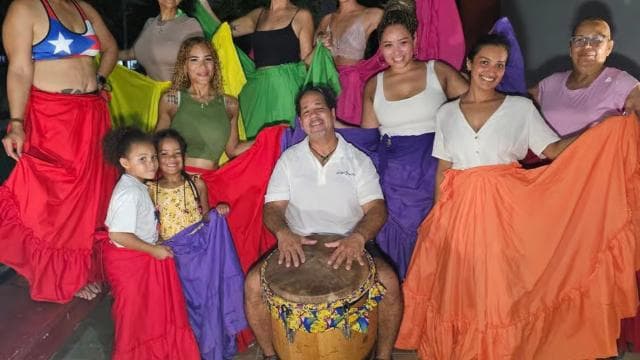 San Juan: Puerto Rican Folklore Bomba Class with Live Music