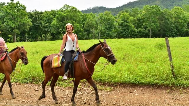 Jaco Beach: Zip-lining, Horseback Tour Combo - Dominican Republic