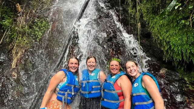El Yunque Rainforest Famous Waterslide, Waterfalls