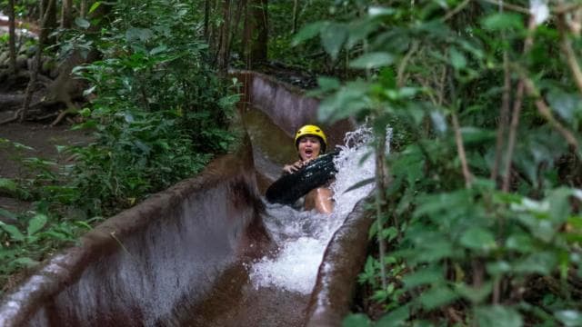 Costa Rica: Longest and Fastest Hidden Jungle Water Slide