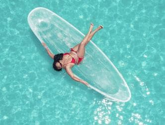 Punta Cana: Single Clear Kayak Photoshoot