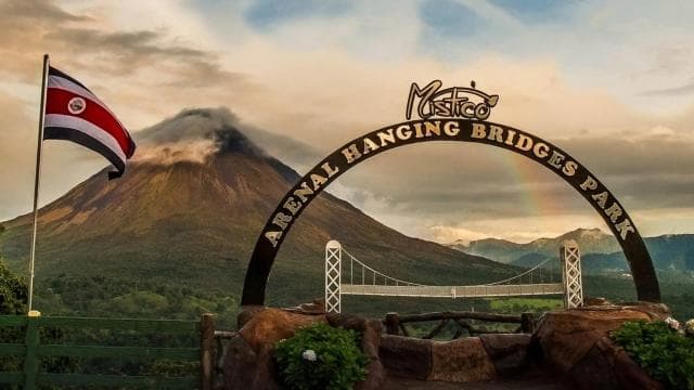 La Fortuna: Hanging Bridges, Arenal Volcano, and Falls Tour