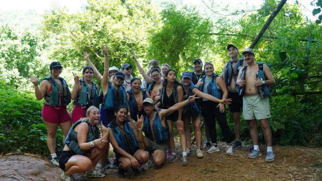 San Juan: Transport to El Yunque Famous Waterslide Adventure