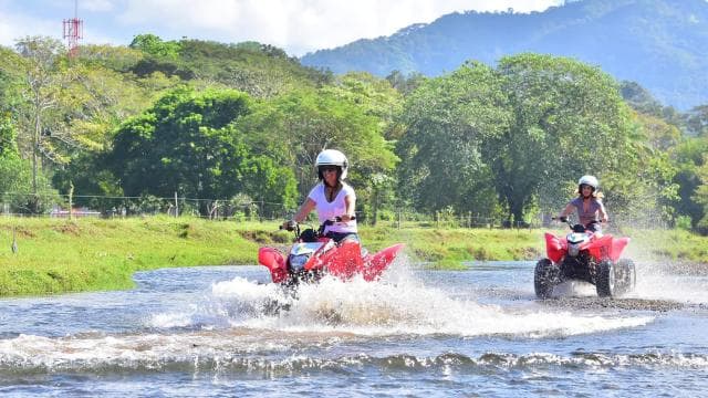 From San Jose: Jungle, Beach and River ATV Adventure
