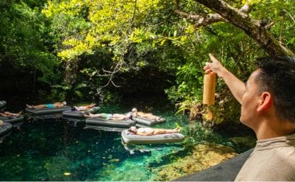 Punta Cana Cenote: Floating Sound Healing & Swim - Photo 4 (Gallery view)