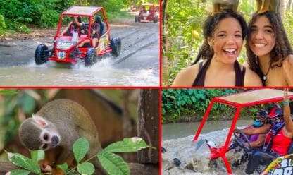 Land of Monkeys Plus ATV Buggies Adventure in Puerto Plata