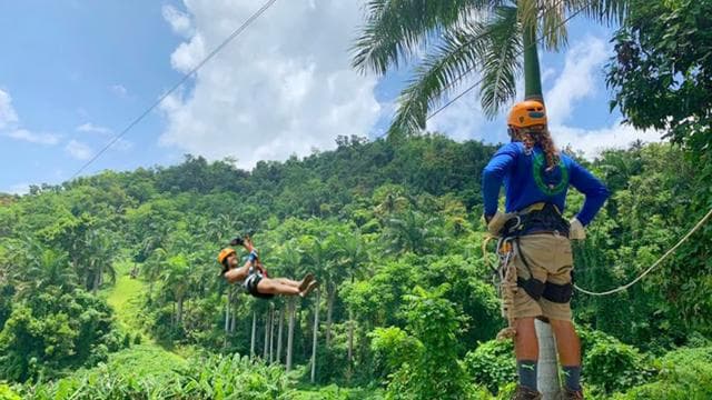 Puerto Rico: Yunque Ziplining at the Rainforest
