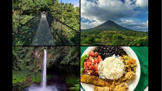 Fortuna Combo: Hanging Bridges + Arenal Volcano & Waterfall