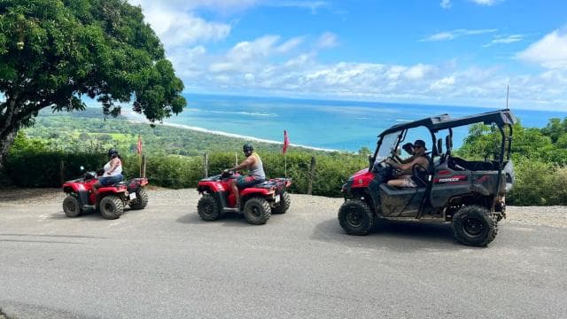 Uvita: Private ATV Tour with Coconut Rum Tasting