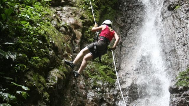 The Mambo Combo! Rappel + Raft in Costa Rica