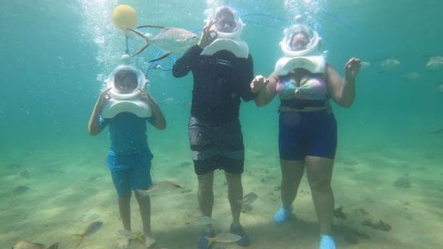 San Juan: sea trek tour explore beneath the waves