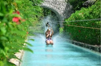 Private Punta Cana Buggy Ride, Zipline & Waterfall Pool Tour
