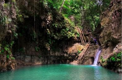 Waterfalls excursion amber cove Taino bay & transportation