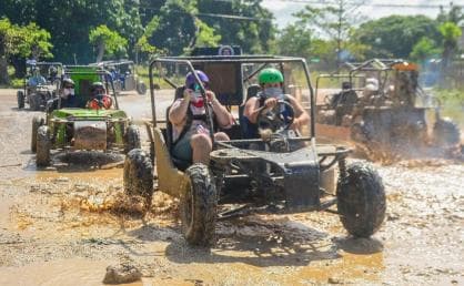 Punta Cana: Guided Buggy Adventure With Coffee and Cave Swim