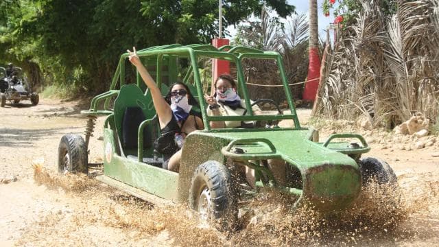 Punta Cana: Macao Beach and Cenote Buggy Adventure