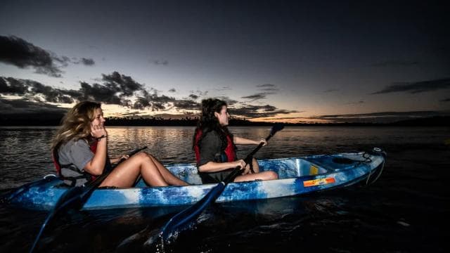 From San Juan: Bioluminescent Bay Kayak Adventure at Night
