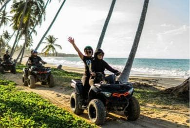 Miches: Redonda Mountain & El Limón Beach Quad Tour
