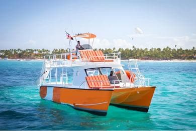 Party Boat Catamaran Excursion with snorkeling, BBQ & music