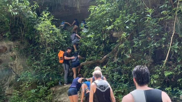Caves, Canyon & Waterfall Adventure in Charco Azul