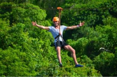 Private Punta Cana Buggy Ride, Zipline & Waterfall Pool Tour - Photo 2 (Gallery view)