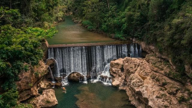 From San Juan: Full-Day Cave and Waterfall Adventure Tour