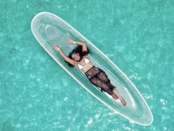 Punta Cana: Single Clear Kayak Photoshoot - Photo 2 (Gallery view)
