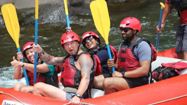 The Mambo Combo! Rappel + Raft in Costa Rica