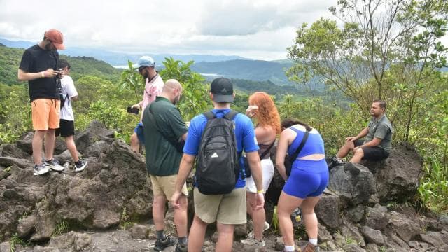 Afternoon Arenal Volcano and Natural Hot Springs River