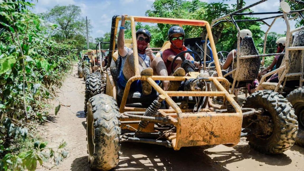 From Samaná: Baiguate Waterfall and Jarabacoa Buggy Tour