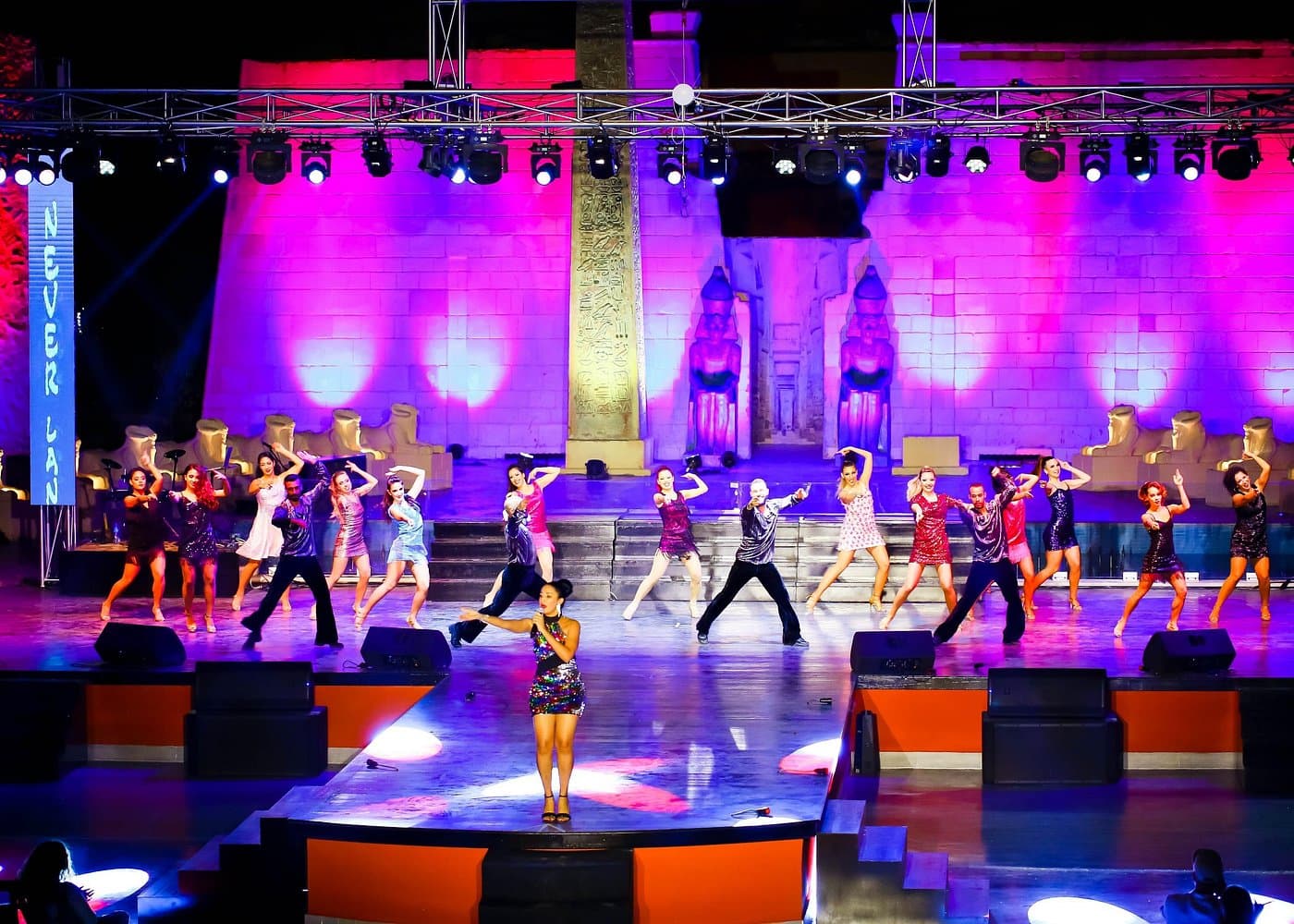 Neverland musical and cabaret show in Alf Leila Wa Leila hotel