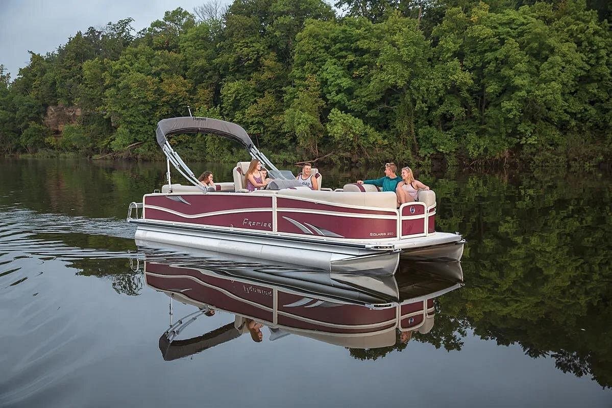 Key West: 22ft Premier Pontoon Rental 115 HorsePower 10 passengers