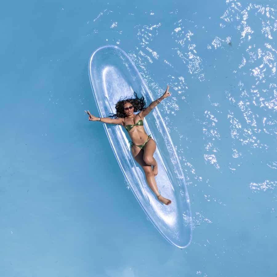 Punta Cana: Single Clear Kayak Photoshoot
