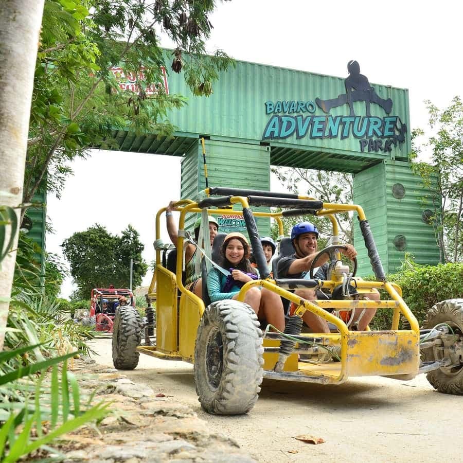 Punta Cana: Buggy Ride, Cenote, Waterfalls & Zipline Tour