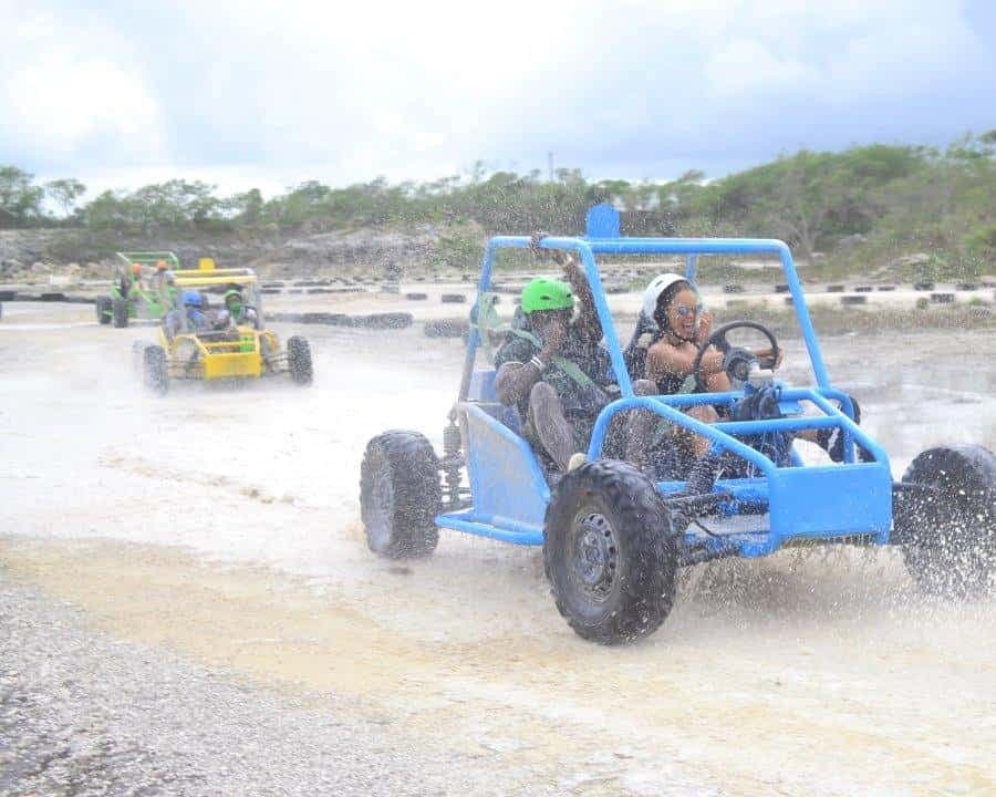 Punta Cana: Buggy Ride, Cenote, Waterfalls & Zipline Tour