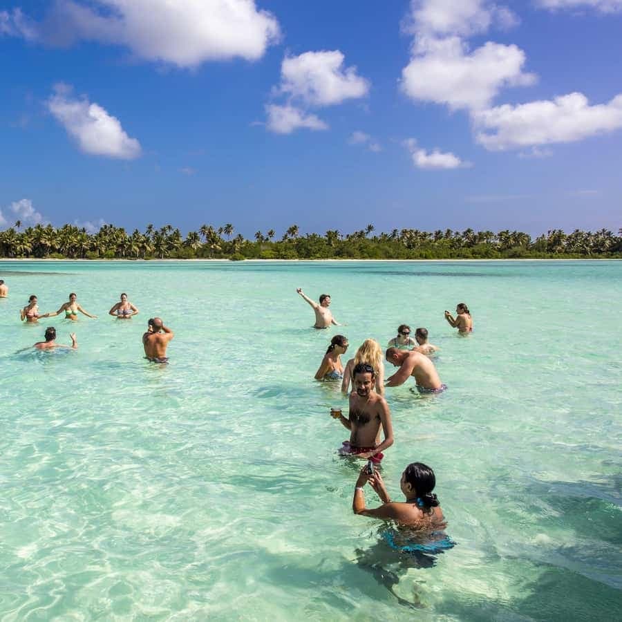 From Punta Cana: Catamaran Cruise to Saona Island with Lunch